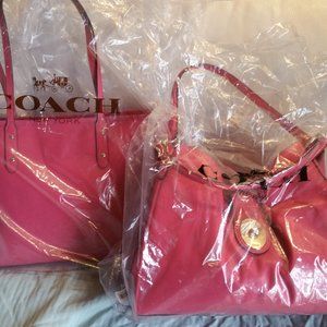 Coach Barbie core purse and tote